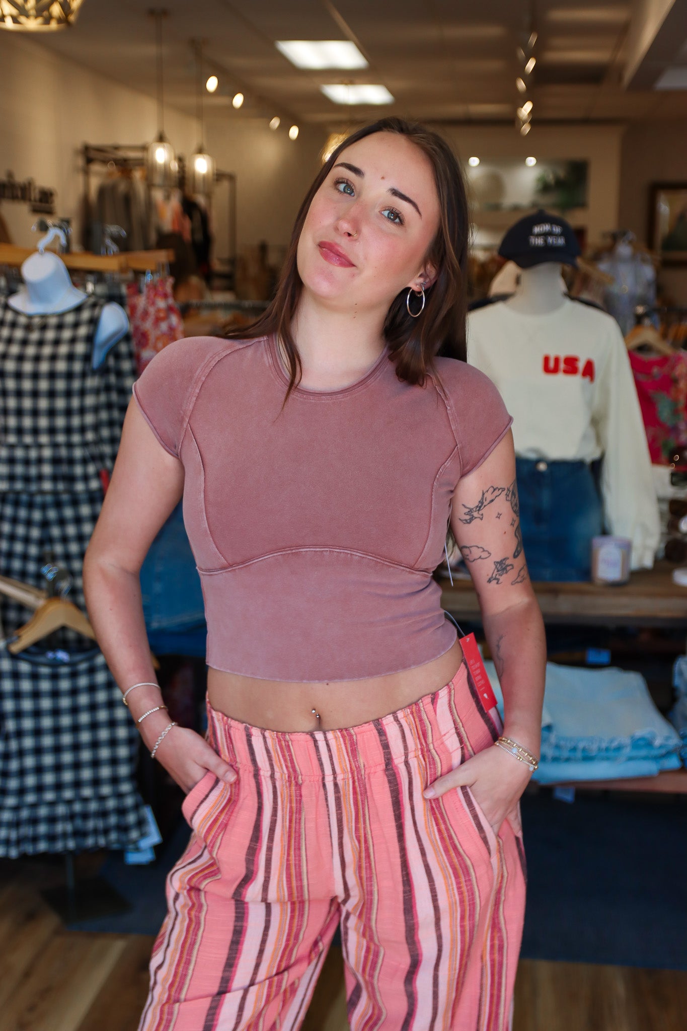 FREE PEOPLE “PROTAGONIST” TEE