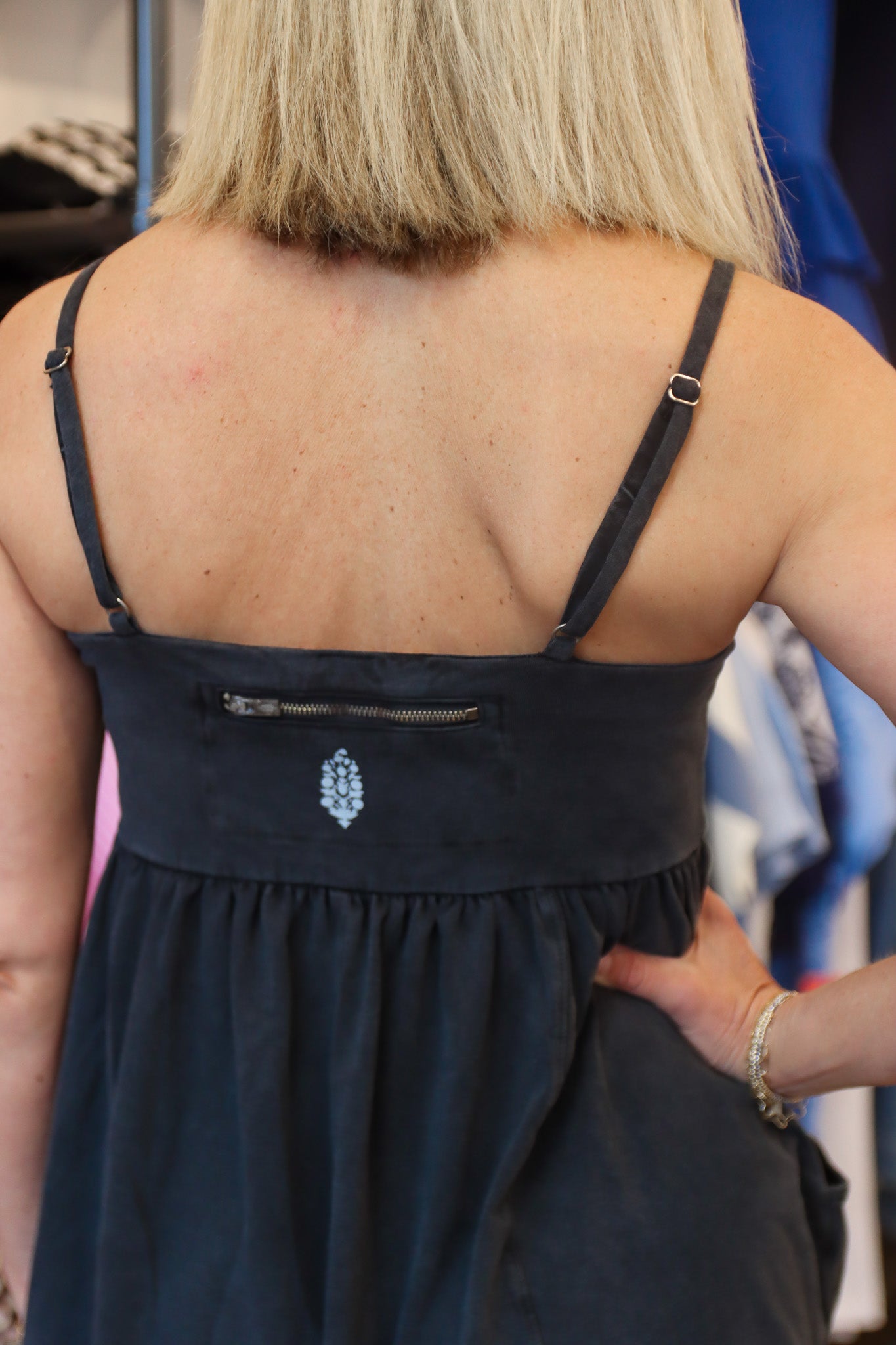 FREE PEOPLE HOT SHOT STRAPPY ROMPER