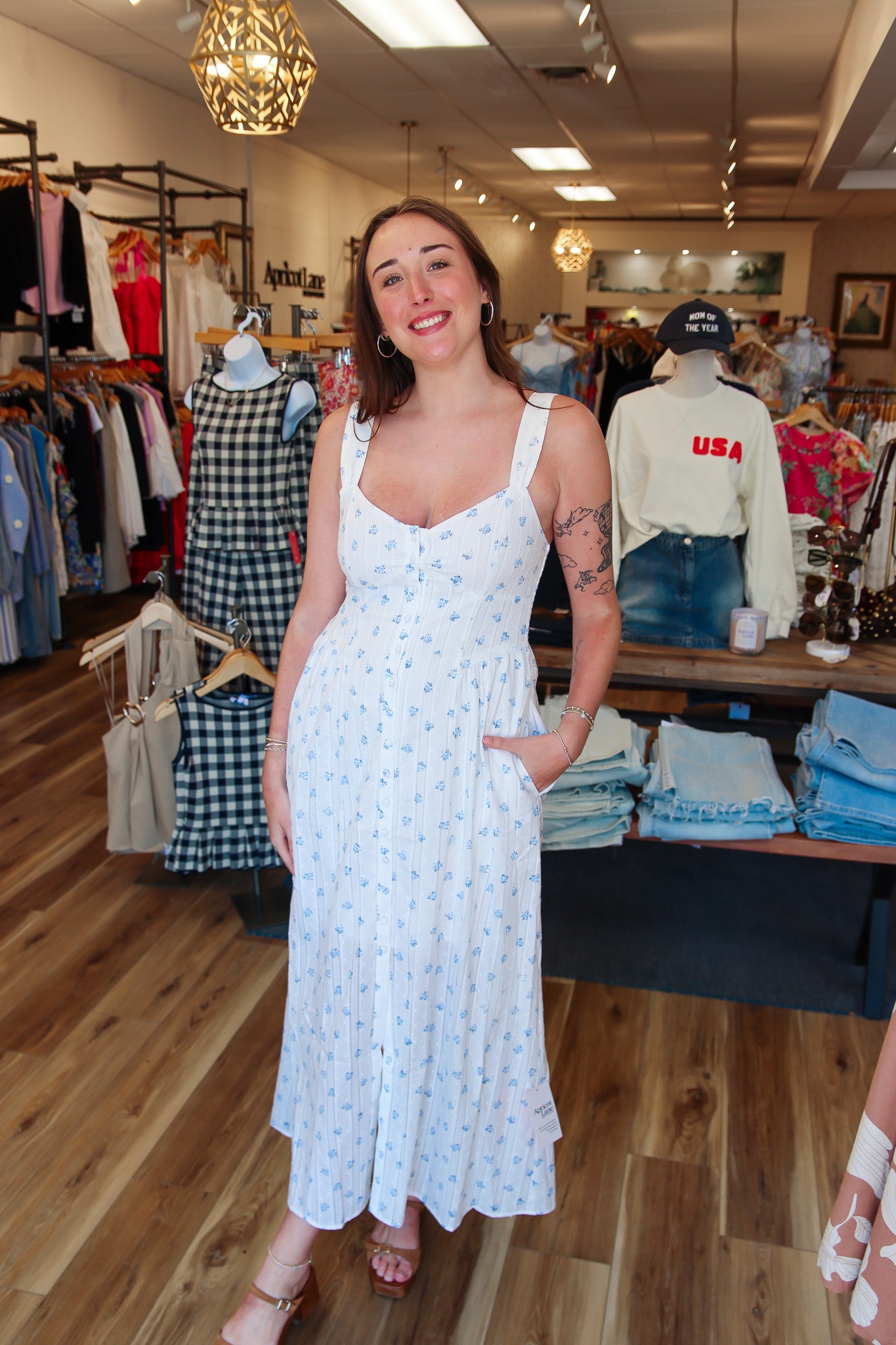 SALTWATER LUXE “KYMBER” MIDI DRESS