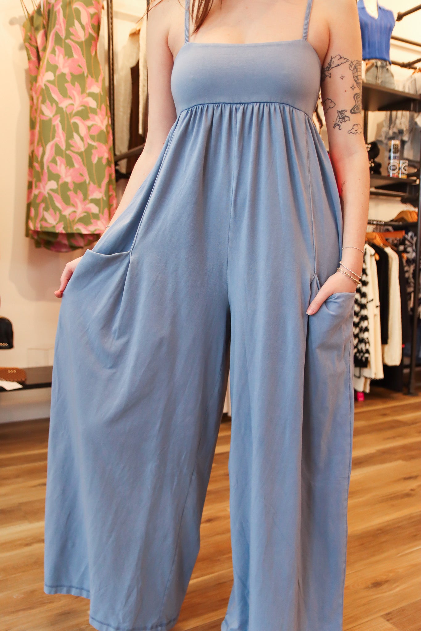 HOT SHOT STRAPPY ONESIE