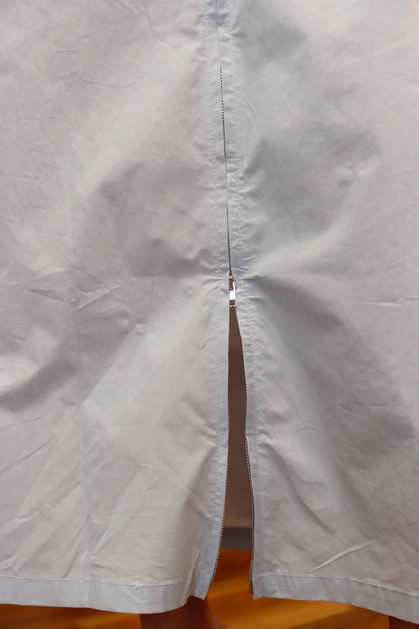 DELUC RUBBENS ZIP UP MIDI DRESS