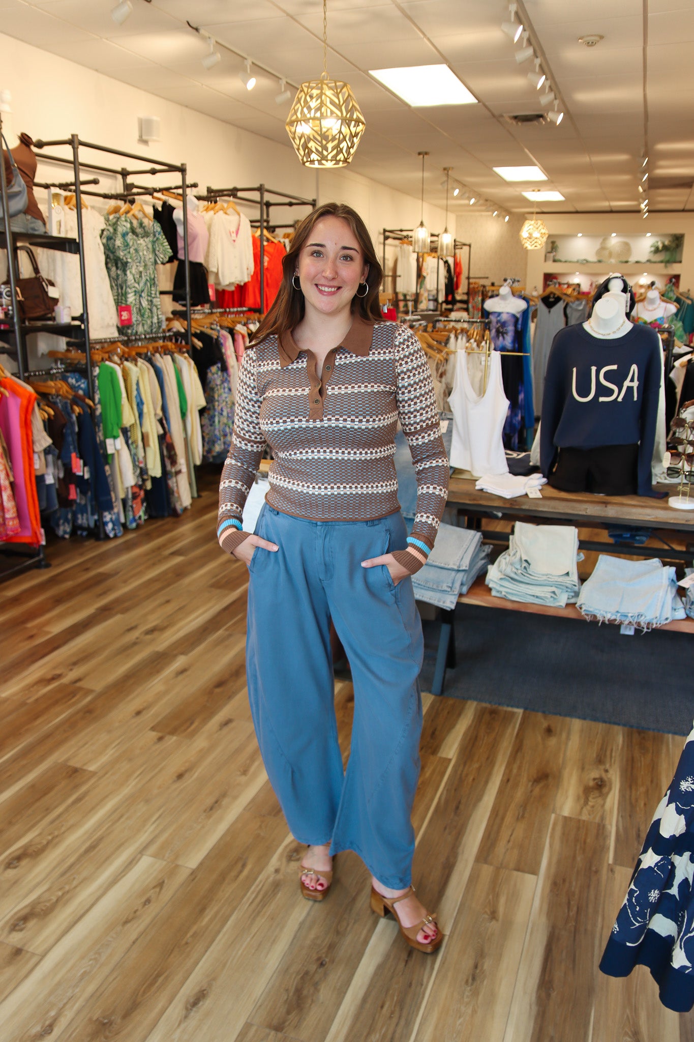 FREE PEOPLE SPOTLIGHT WASHED TROUSER