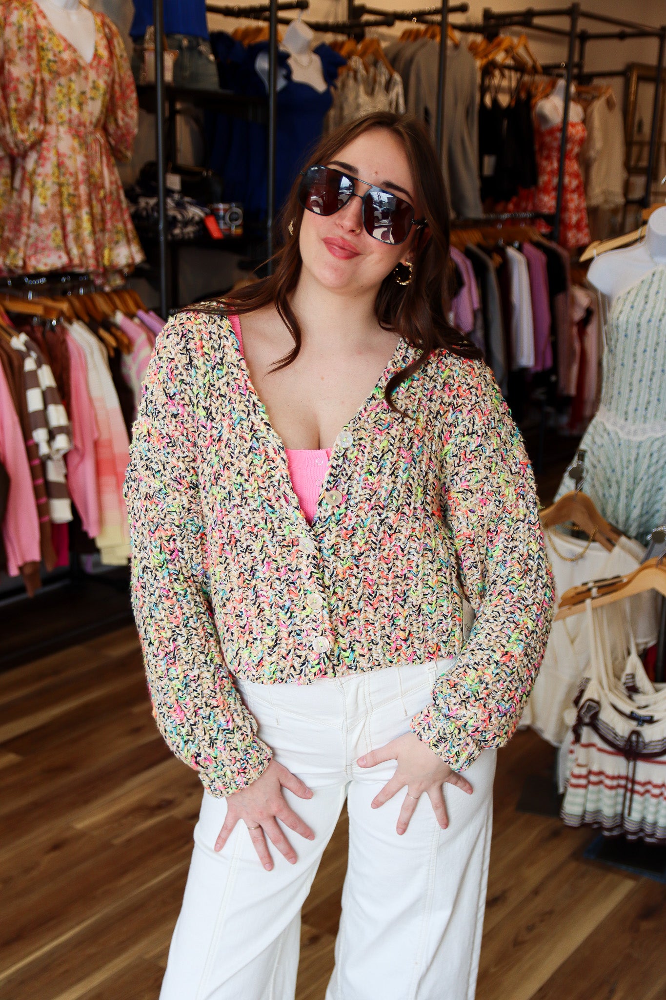 FREE PEOPLE FLEA MARKET CARDIGAN