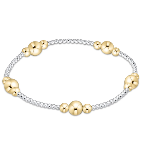 PURPOSE GOLD 6MM MIXED METAL BRACELET