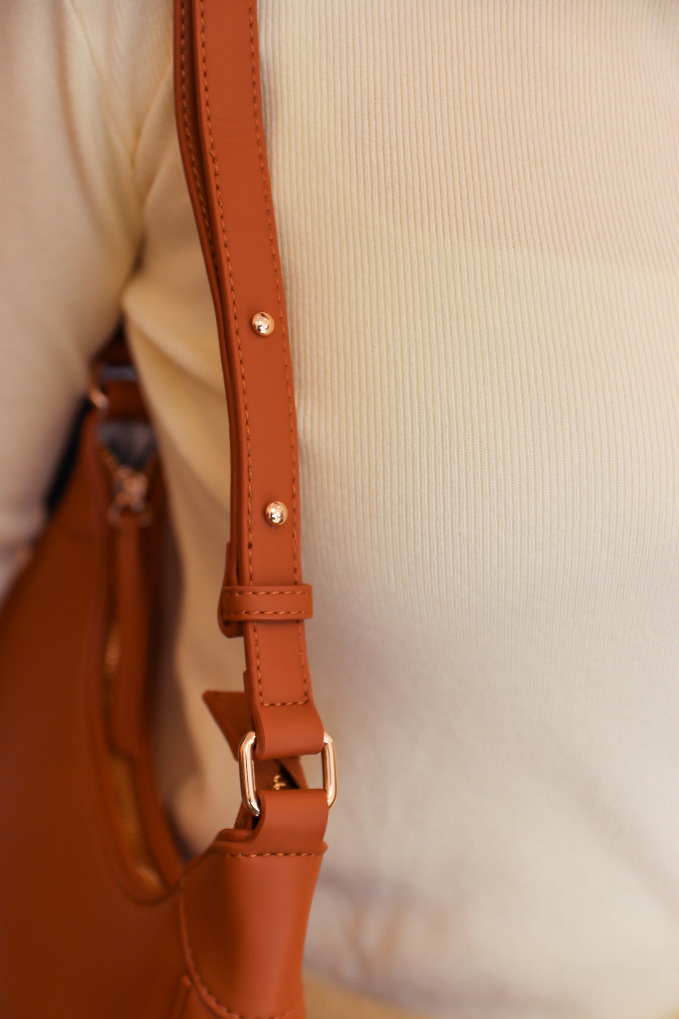 CELESTE CRESCENT SHOULDER BAG