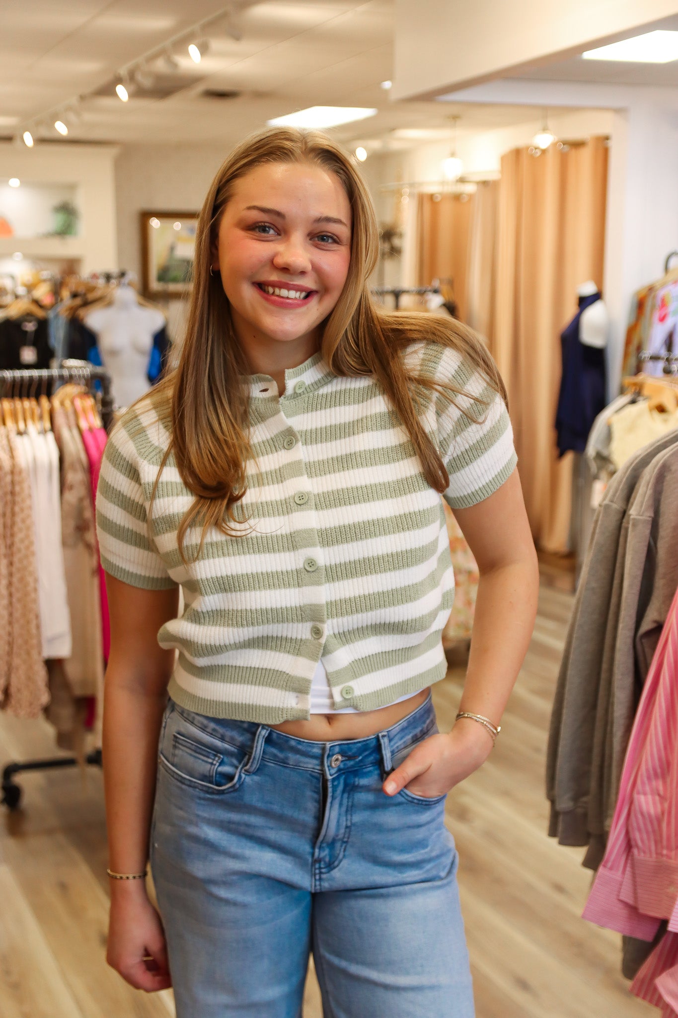 RAGLAN SHORT SLEEVE BOXY SWEATER