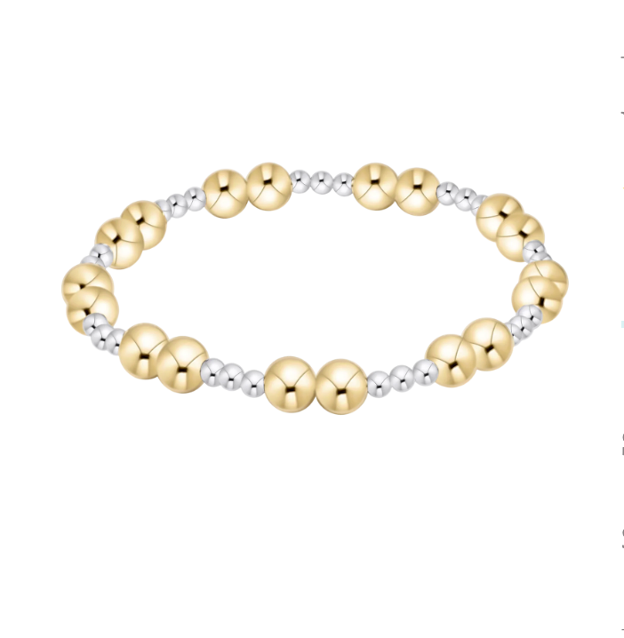 TOGETHER MIXED METAL 6MM BRACELET