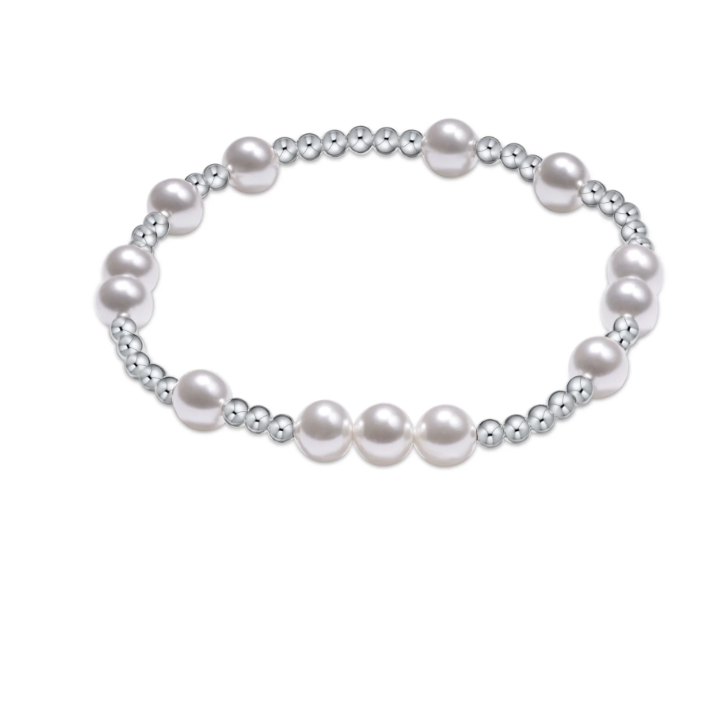HOPE UNWRITTEN STERLING 6MM PEARL BRACELET