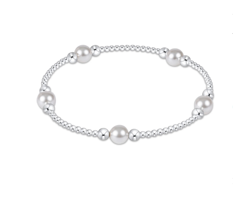 PURPOSE PEARL 6MM STERLING BRACELET