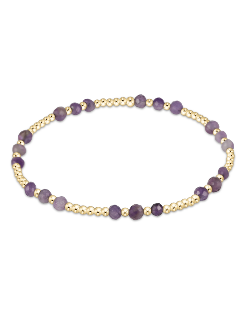 GOLD JOY 3MM AMETHYST
