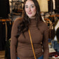 PISTOLA “NATHALIA” DRAPED MOCK NECK TOP