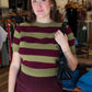 LUCY PARIS “BOBBIE” KNIT STRIPED TOP