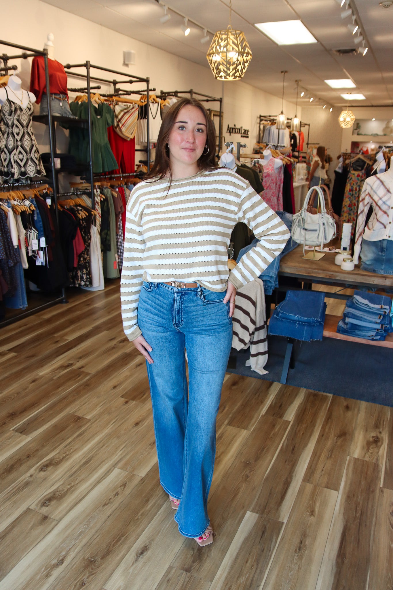 VELVET HEART “JANAE ICED LATTE” SWEATER