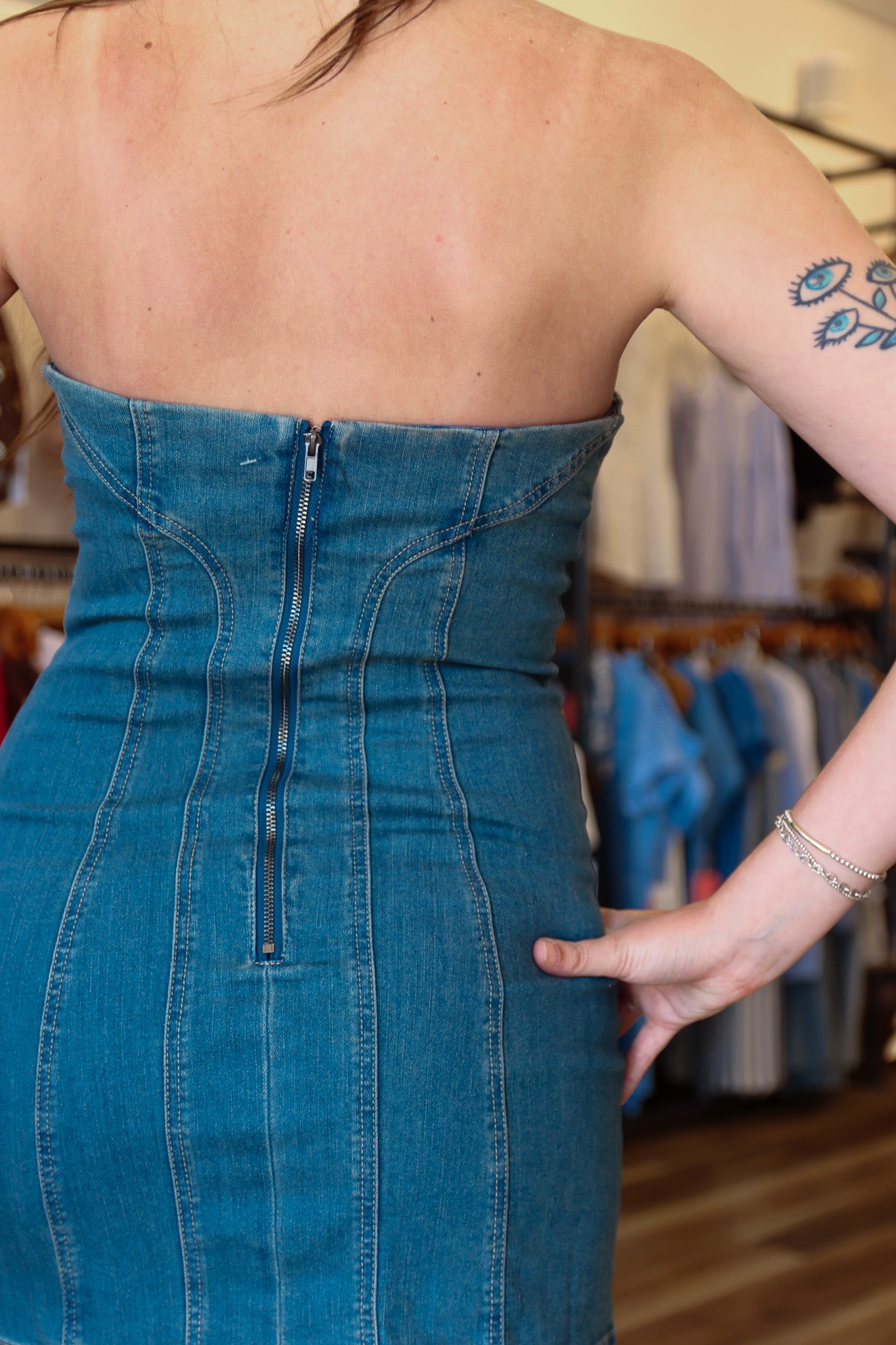 FREE PEOPLE “ALEXA” MINI DRESS