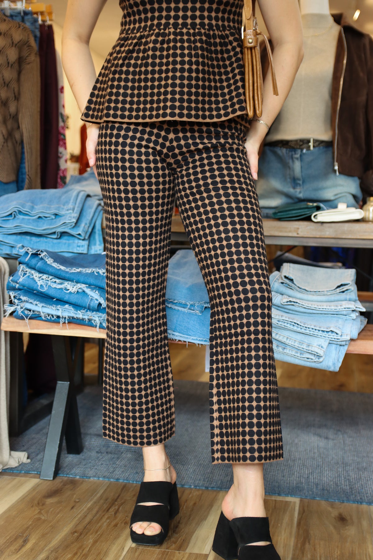 LUCY PARIS "MIA" KNIT PANT