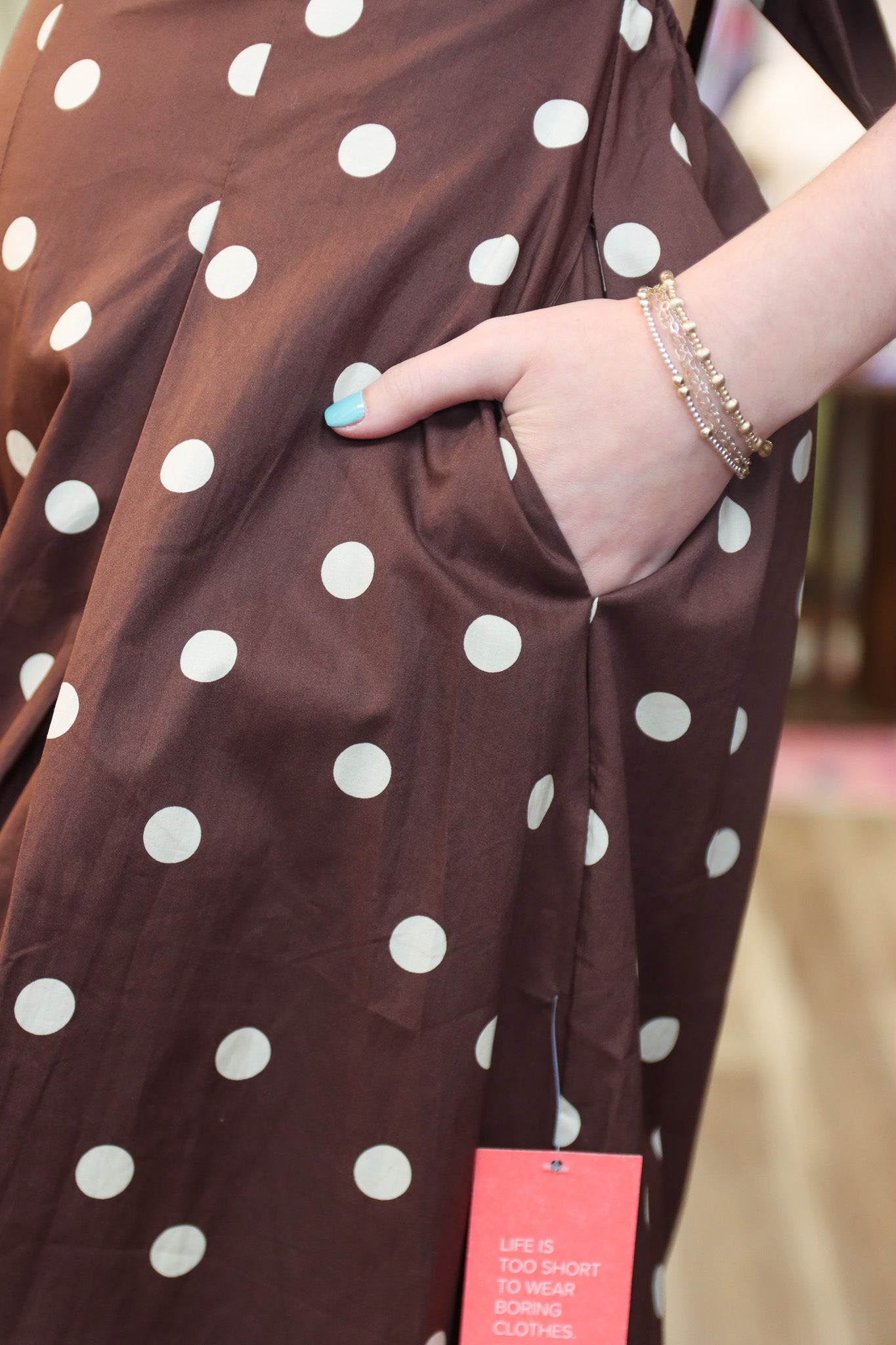 BARDO POLKA DOT STRAPLESS JUMPSUIT