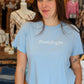 FAVORITE DAUGHTER THE CROPPED “VARSITY” TEE