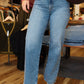 PISTOLA LEXI MID RISE BOWED STRAIGHT
