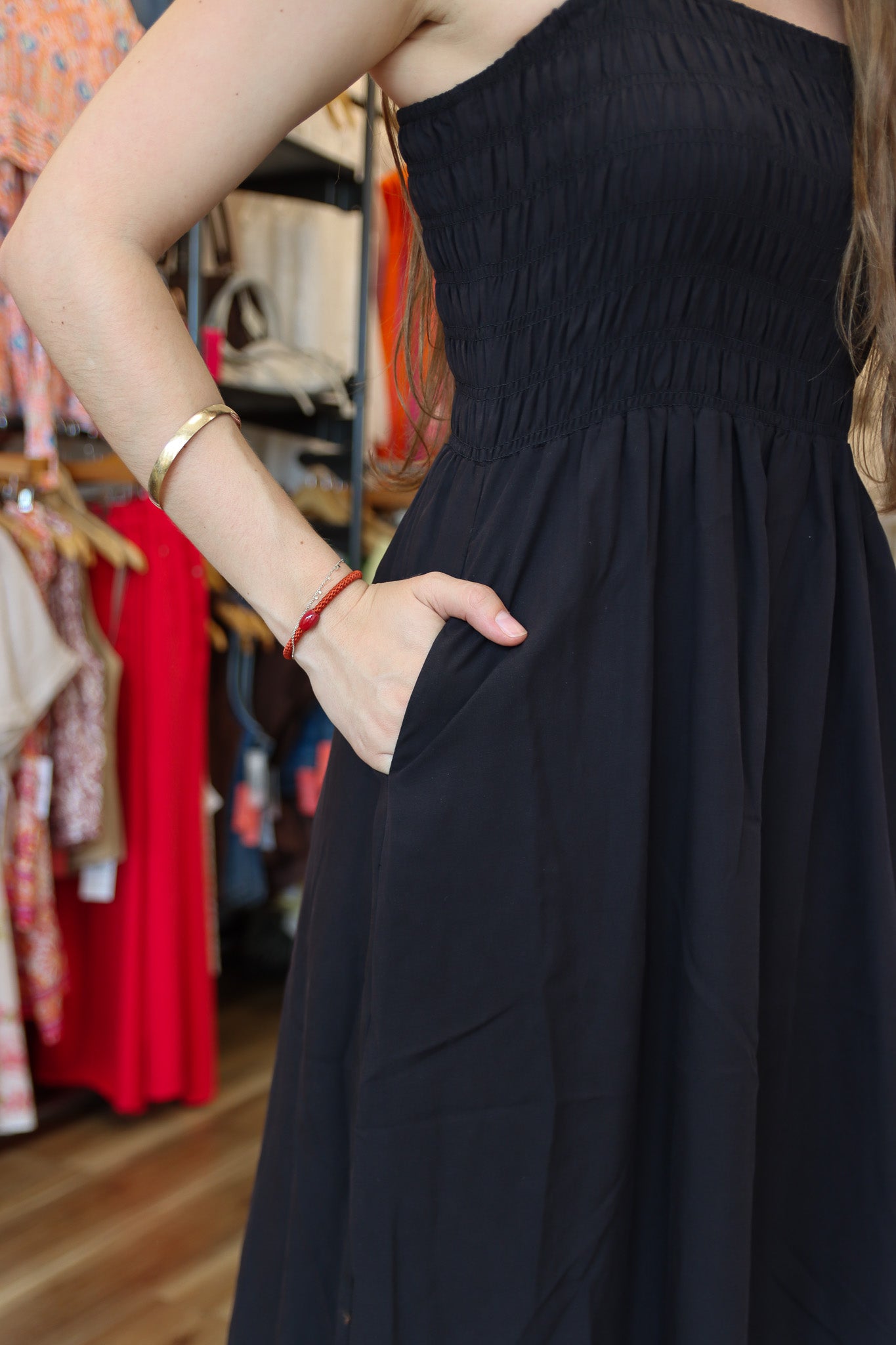 SALTWATER LUXE “JACKSTIN” TANK MIDI DRESS