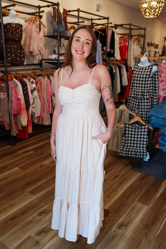 SALTWATER LUXE “CAMRIE” MIDI DRESS