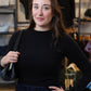 SAGE THE LABEL “CALISTA” MOCK NECK SWEATER
