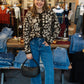 KUT FROM THE KLOTH "SADIE" ANIMAL PRINT CARDIGAN
