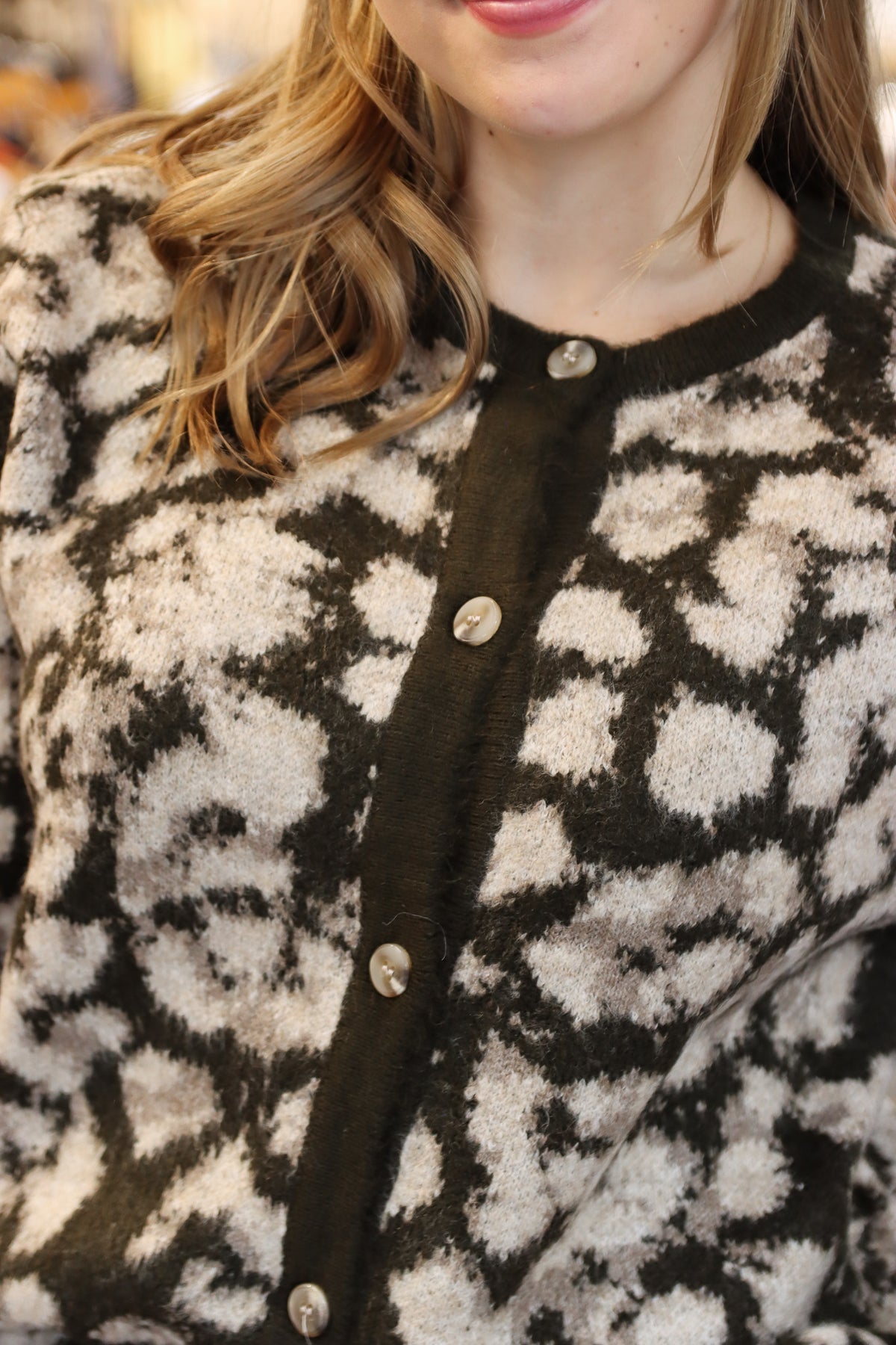 KUT FROM THE KLOTH "SADIE" ANIMAL PRINT CARDIGAN