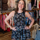 FREE PEOPLE “RAVEN” PRINTED MINI DRESS