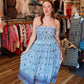 FREE PEOPLE “RAVENNA” PRINTED MAXI SKIRT