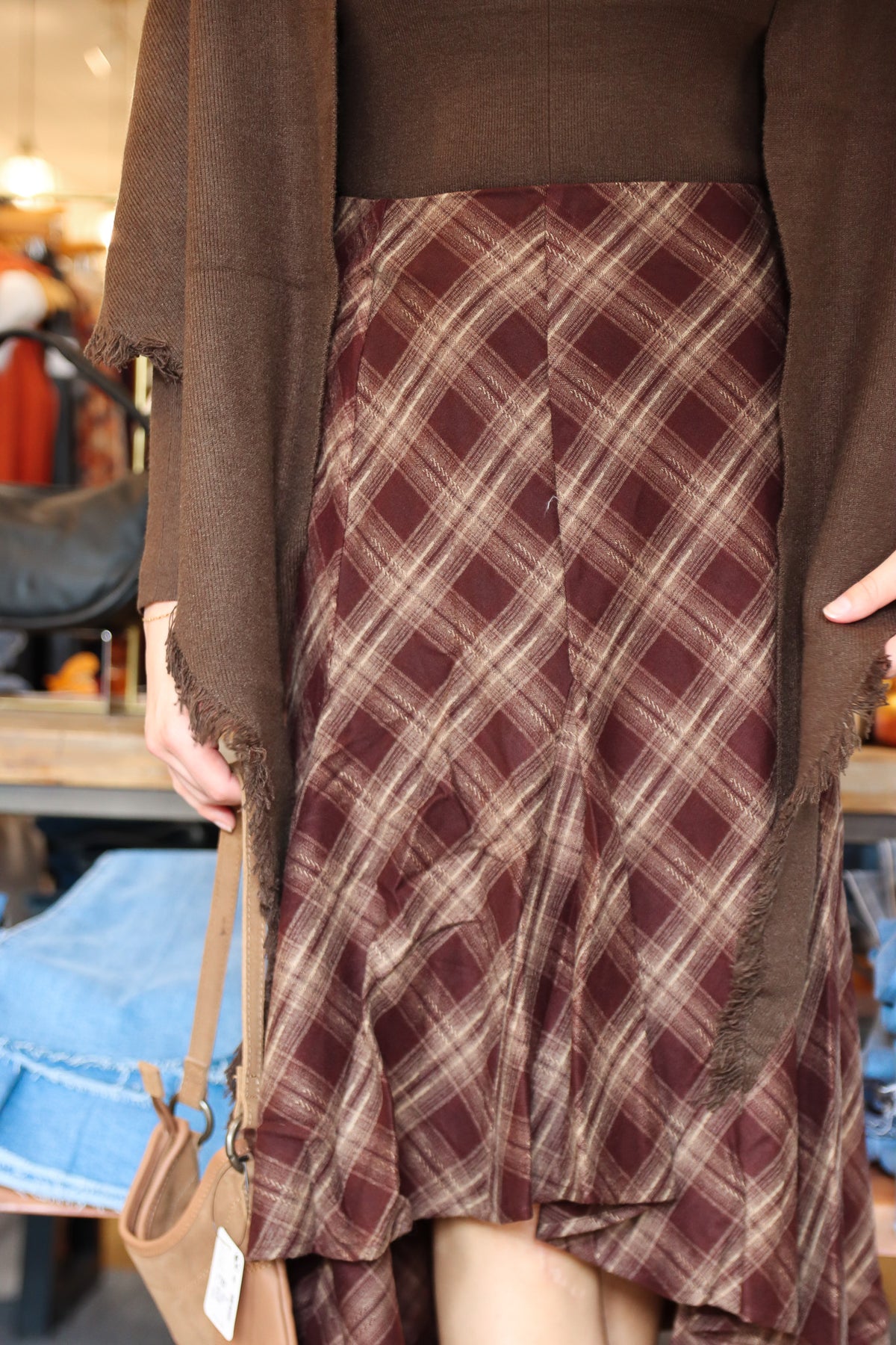 LUCKY PARIS "MIKEY" ASYM. SKIRT