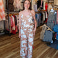 MOLLY BRACKEN “CHLOE” WOVEN PRINTED PANT