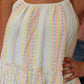 DRA “NATHALIA” STRIPED MINI DRESS