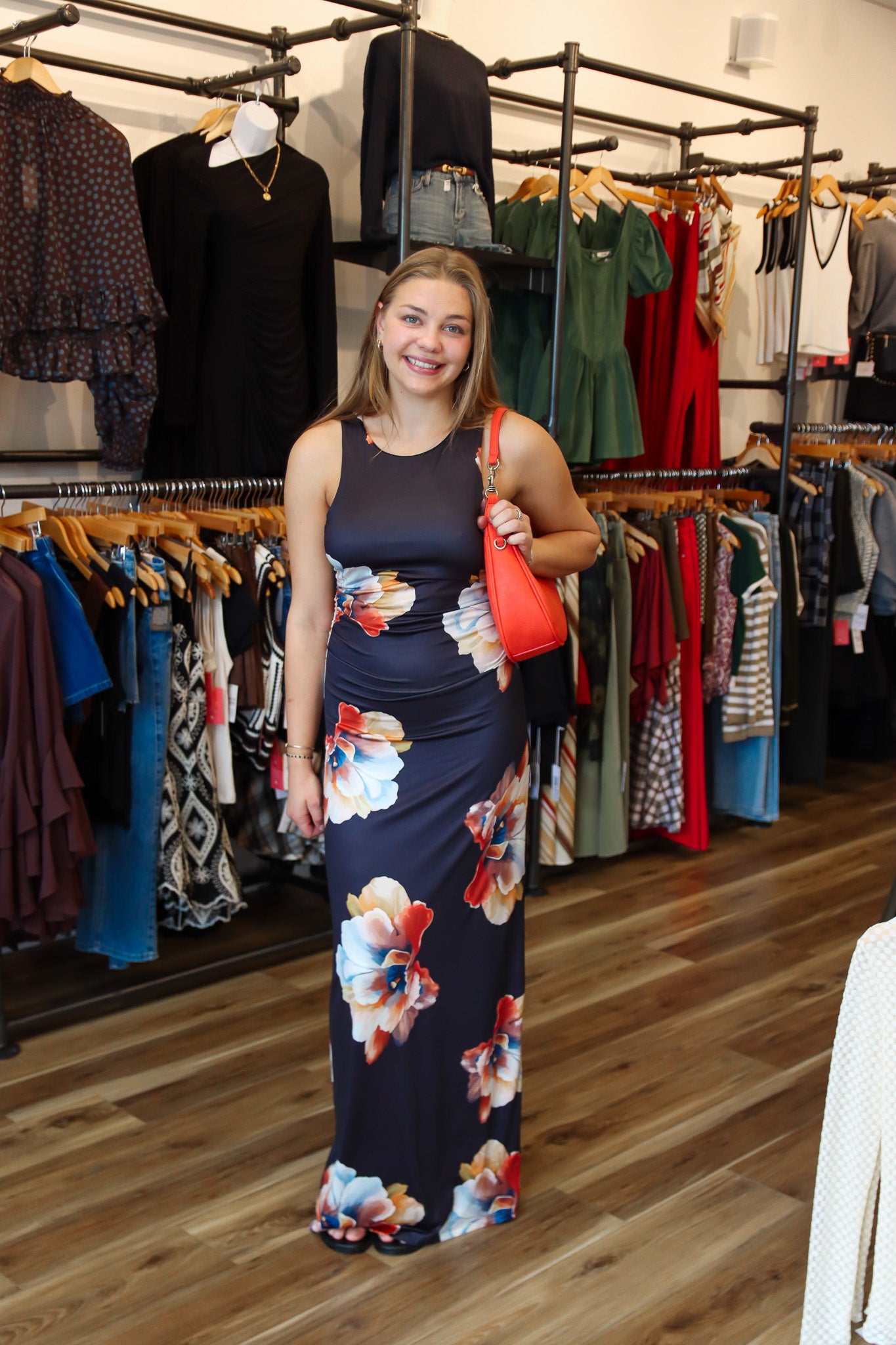 LULU’S “ZORA FLORAL” MAXI DRESS