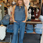 VELVET HEART "ALEAH "PULL ON WIDE LEG PANT