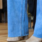 HIDDEN 31" INSEAM HIGH RISE RAW HEM LOGAN