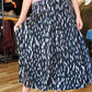 LYSSE “HOLLIS” PLEATED MIDI SKIRT