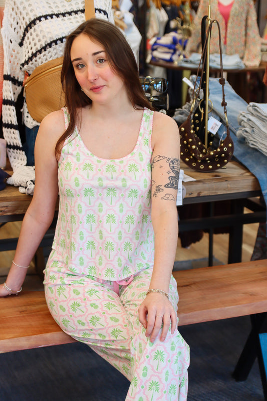 PJ SALVAGE PLAYFUL PRINT TANK
