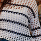 RD STYLE “JENSYN” BOAT NECK CROCHET SWEATER