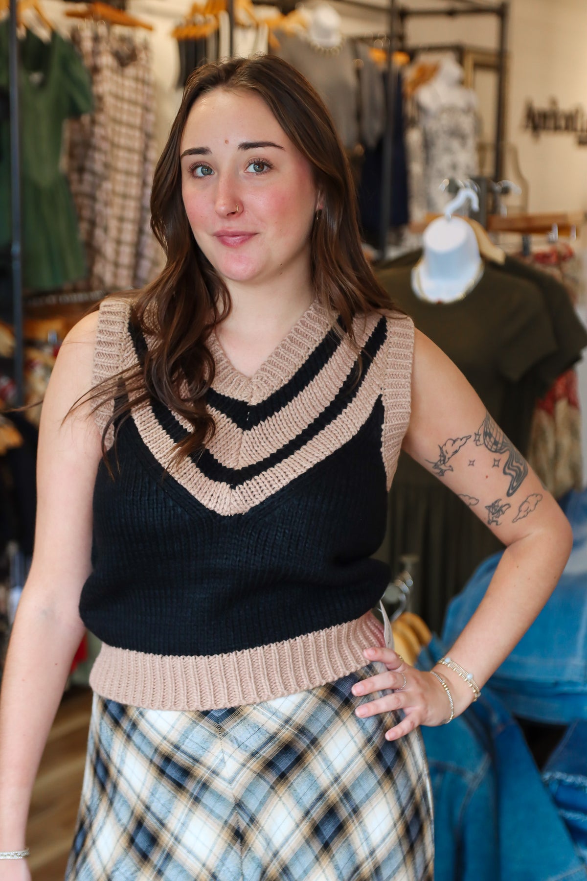 SAGE THE LABEL “STUDY HALL” SWEATER VEST