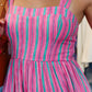 MEET ME IN SANTORINI “RASPBERRY DRIFT” ROMPER