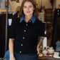 VELVET HEART ROSIE CABLE KNIT W/ DENIM COLLAR