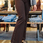 LIVERPOOL “STELLA” BUTTON HEM PULL ON FLARE PANT