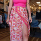 MOLLY BRACKEN “MELISSA” WOVEN MIDI SKIRT