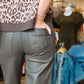 KUT “MEG” HIGH RISE FAB WIDE HEM PANT