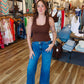 KUT FROM THE KLOTH “MAYA” HIGH RISE WIDE LEG JEAN