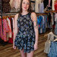 FREE PEOPLE “RAVEN” PRINTED MINI DRESS