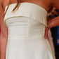 ASTR THE LABEL “XIMENA” STRAPLESS FLORAL MAXI DRESS