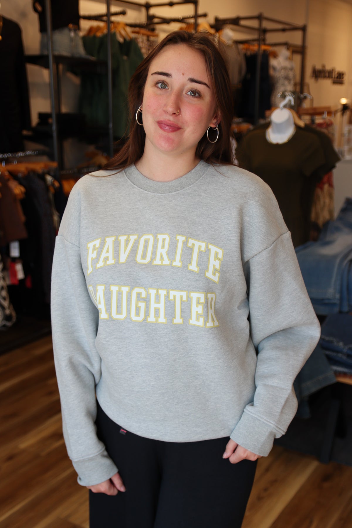FAVORITE DAUGHTER “THE COLLEGIATE” SWEATSHIRT