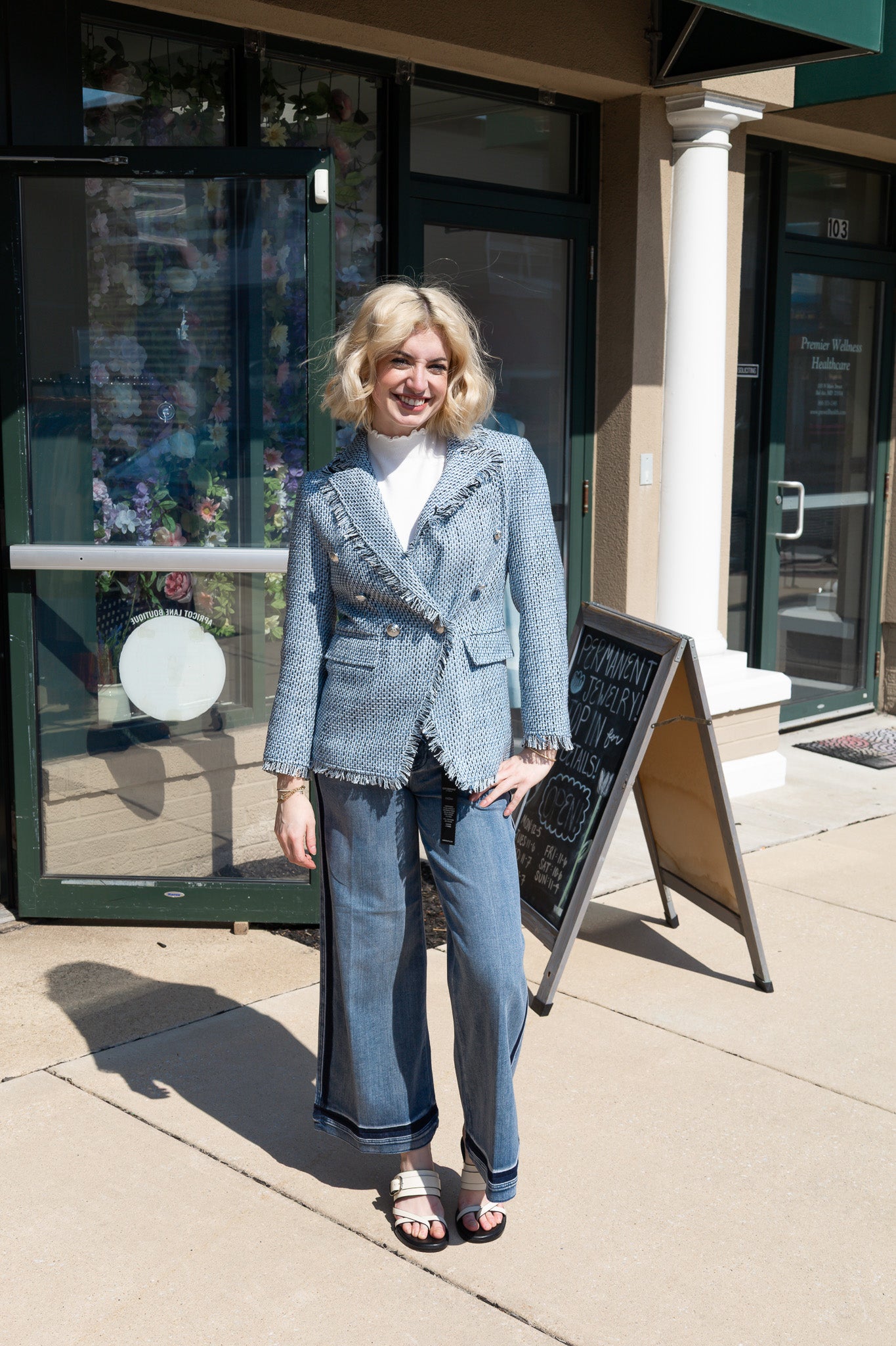 JOHN & JENN "ANDRES" TWEED BLAZER