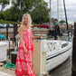 MEET ME IN SANTORINI “FESTIVAL MEDALLION” MAXI DRESS